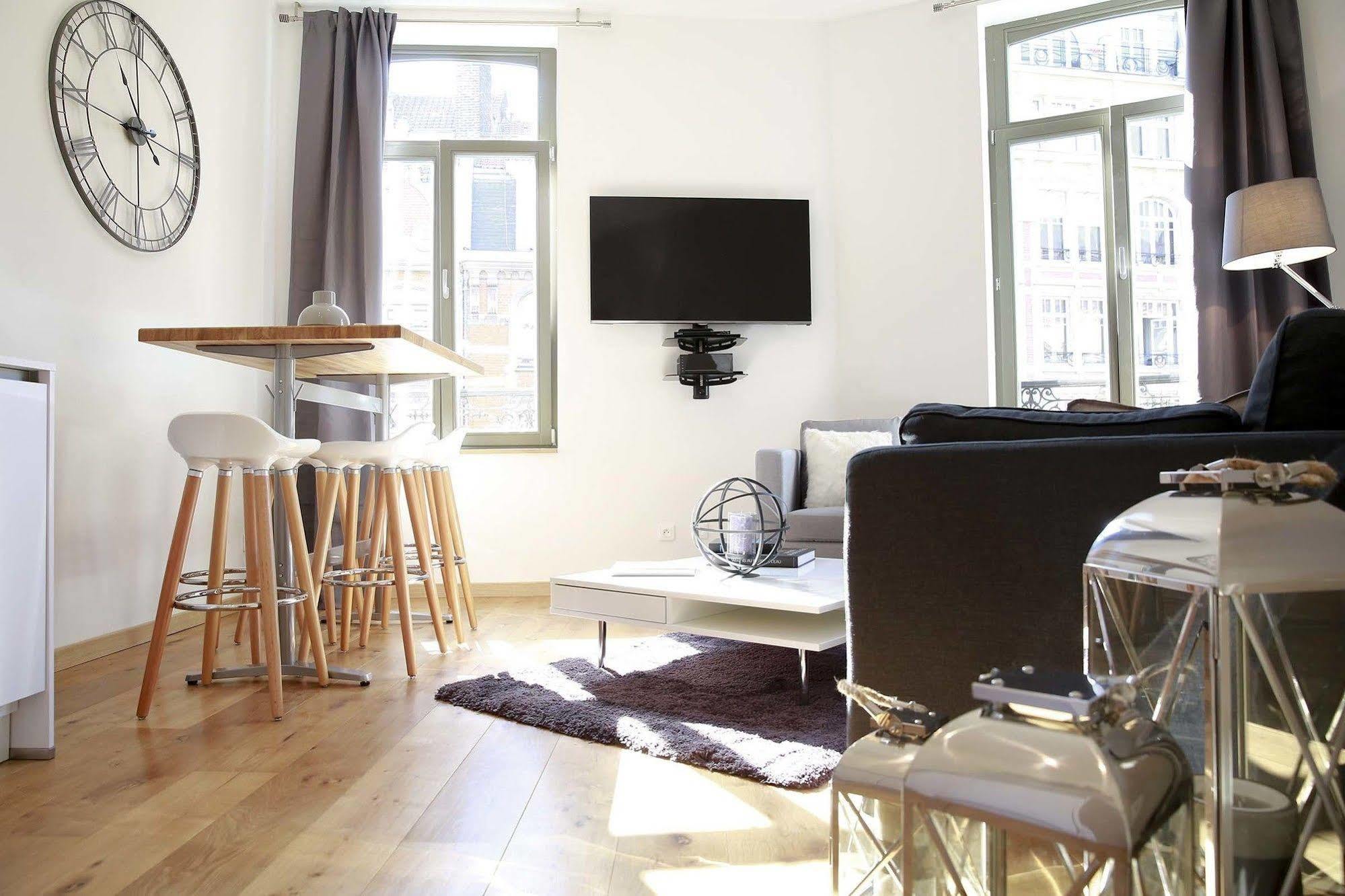 Flandres Appart' Hotel Par Nocnoc ลีลล์ ภายนอก รูปภาพ